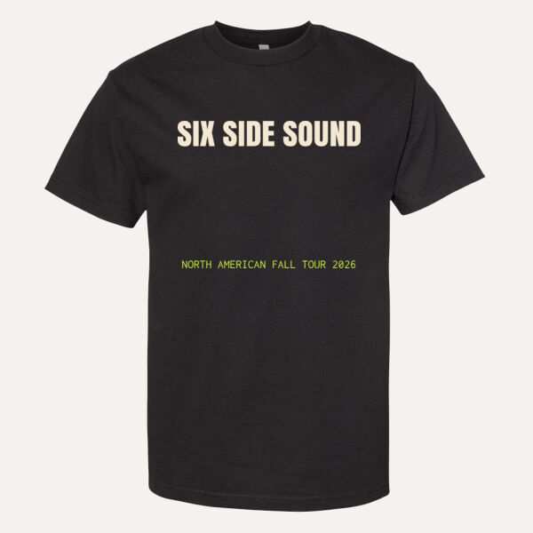 Printed black tee
