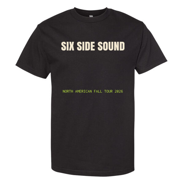 Six Side Sound Tee - Black Thumbnail