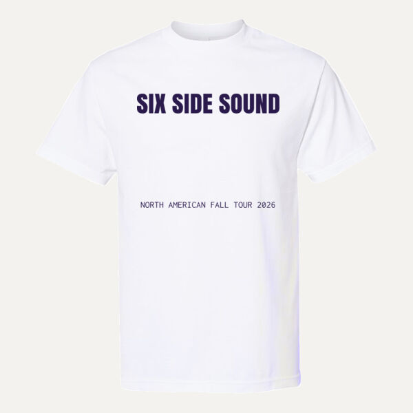 Printed white tee